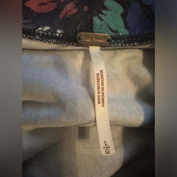 Free People velvet corset top black size L - Picture 4 of 6